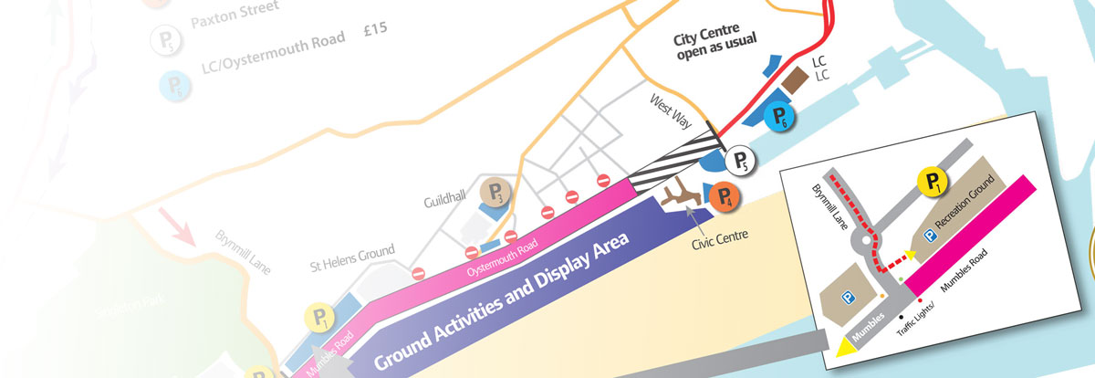 Road Closure Information - Wales Airshow