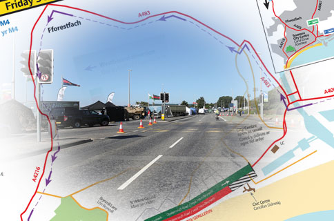 Road Closure Information Wales Airshow